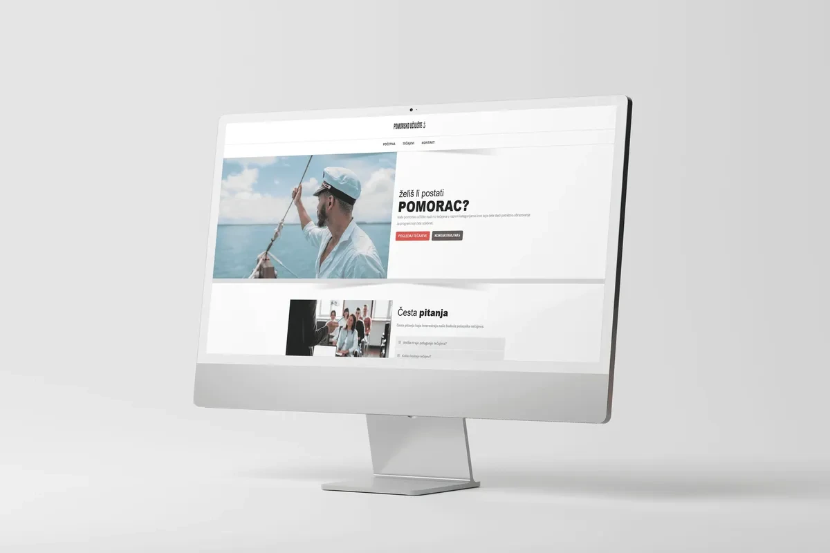 Layfron.hr - Projekt Pomorsko Učilište